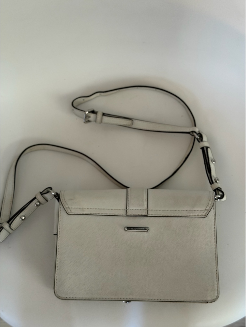 Rebecca Minkoff white leather crossbody bag - Picture 6 of 6